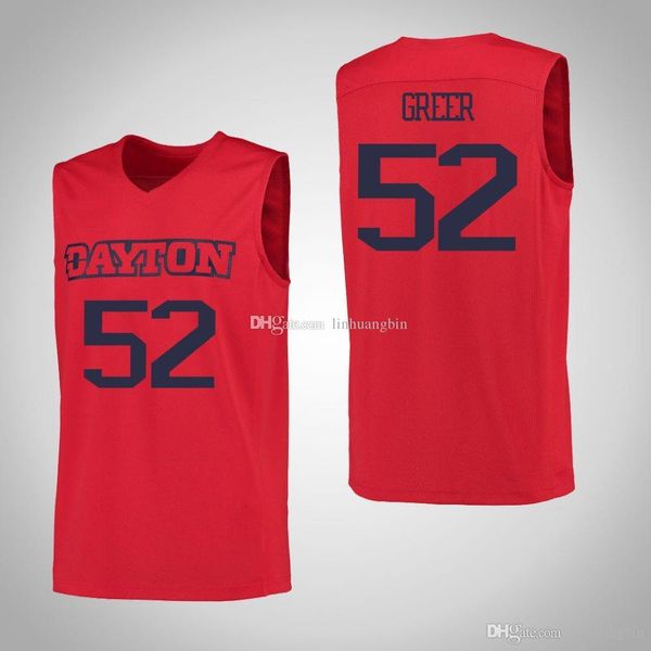 

camron greer men's dayton flyers dalton stewart pierce ryan mikesell red black stitched college basketball jersey
