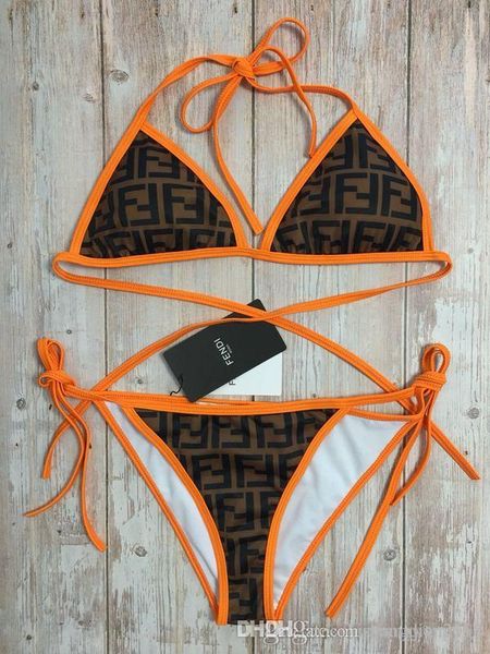

2019 summer luxurys ladies two-piece bikini, White;black