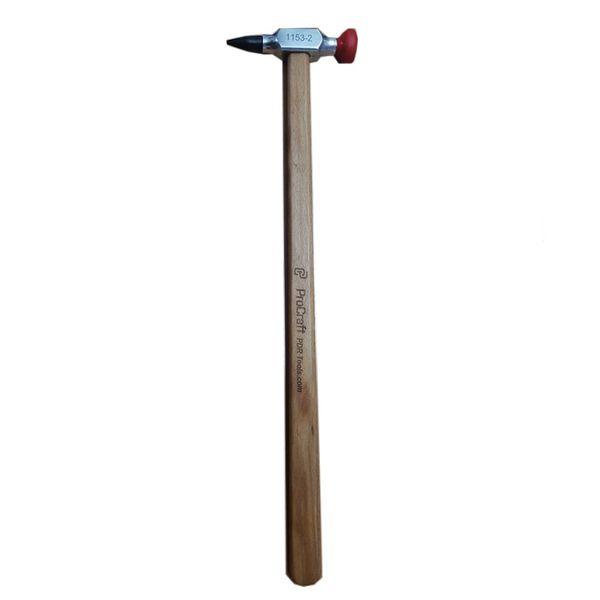 

procraft pdr tools pdr aluminium rechangeable head blending hammer with 11 head 2 pcs steel 9 pcs pom quality