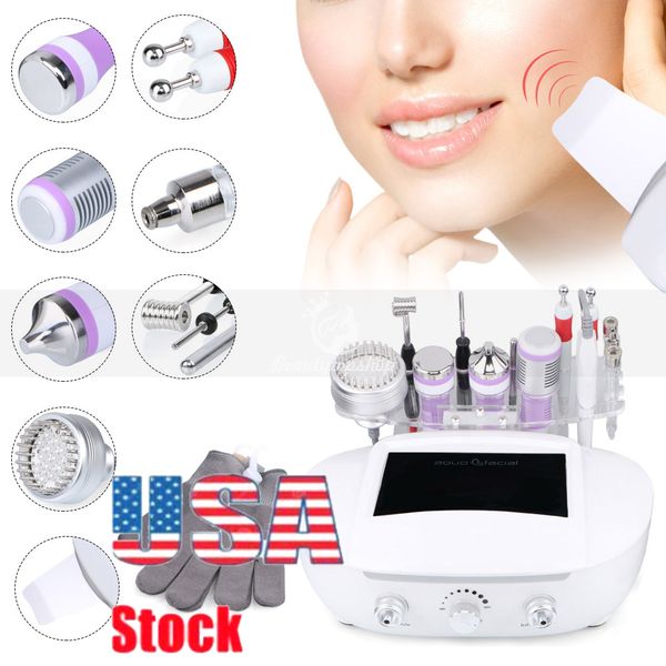 

ultrasonic face skin scrubber diamond microdermabrasion vibration massager vacuum spray facial care blackhead acne removal beauty machine