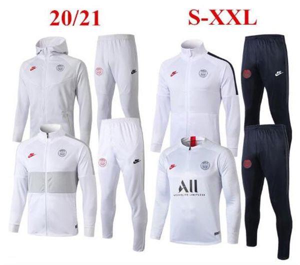 

Таиланд 2020 париж взрослых Толстовка Kit 19 20 MBAPPE белый футбол куртка ICARDI VERRATTI DI МАРИЯ толстовки спортивные костюмы PSG Майо де стопу