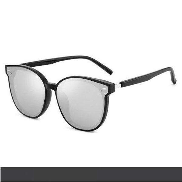 

новые женские большие коробки солнцезащитные очки мужчины и женщины мода рисовые ногти высокое качество hd солнцезащитные очки очки ретро оч, White;black