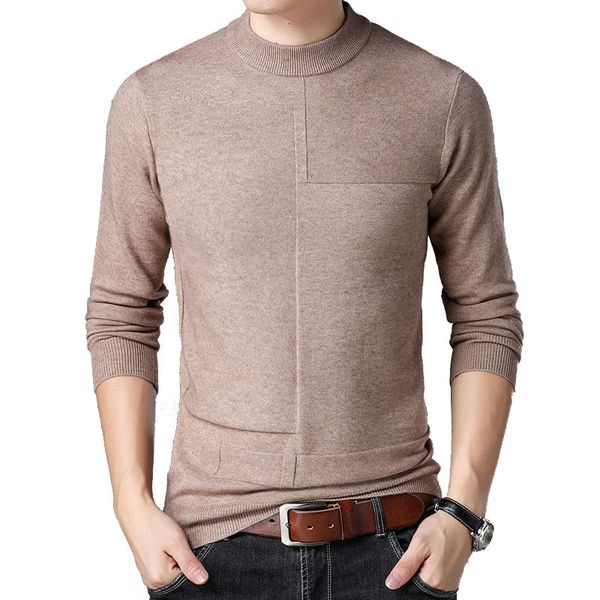 

2018 autumn winter fashion casual wool sweater o-neck thin slim fit knitting mens sweaters pullovers men pullover -4xl afs101, White;black