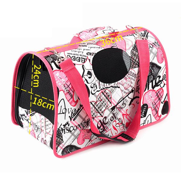 

portable pet travel carrier cage freight kennel soft comfy puppy kitty outdoor 899