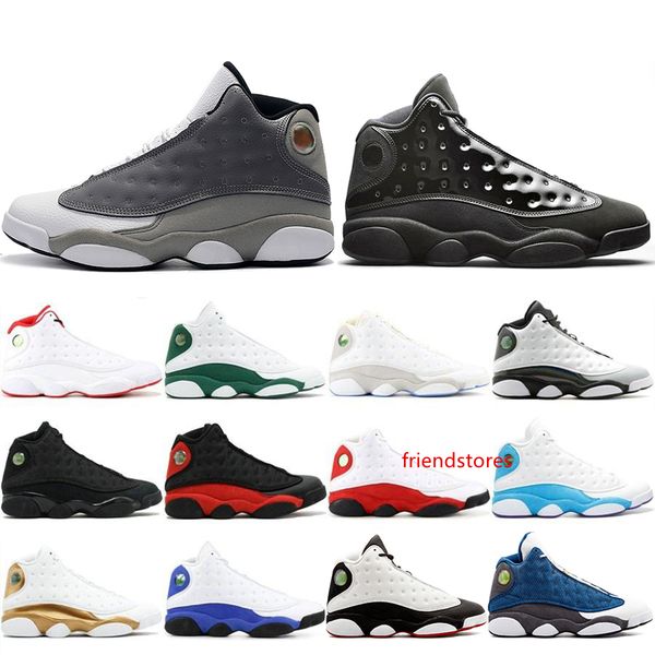 

fashion 13 13s cap and gown basketball shoes atmosphere grey for men phantom flint dmp chicago black cat mens trainers sneakers 8-13