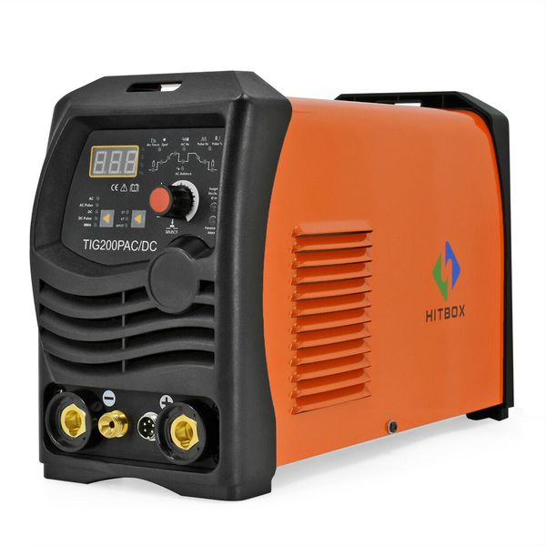 

Tig 200p ac dc welder 220v 200a aluminum arc welder tikc w foot pedal welding