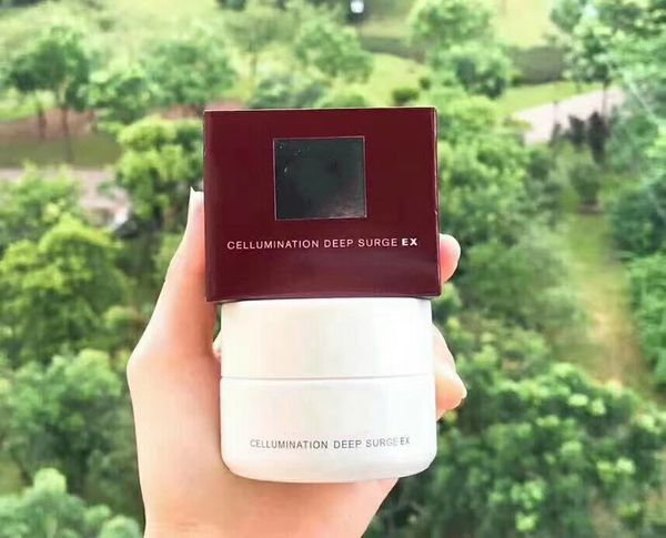 

luxury japan brand cellumination deep surge ex moisturizing face cream day & night lotion cream 50g, White