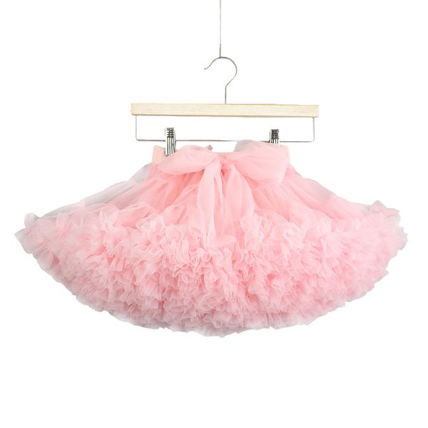 

girls tutu skirt extra fluffy pettiskirt princess soft tulle kids girl party dance skirts 1-10 years baby