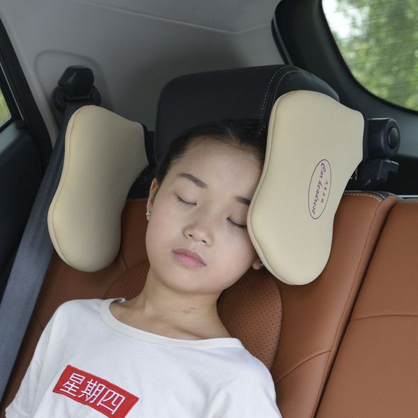 

car memory foam headrest children sleep side head support neck pillow rotation cushion breathable soft comfortable