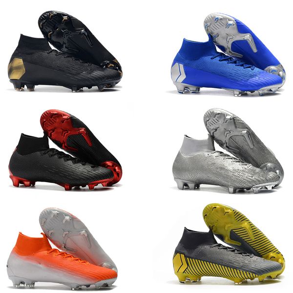 

горячая mercurial superfly vi 360 elite fg kj 6 xii 12 cr7 se duraab роналду неймар мужские высокие футбольные бутсы футбольные бутсы бутсы
