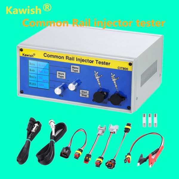 

kawish large lcd cit800 diesel common rail injector tester diesel piezo injector tester electromagnetic driver