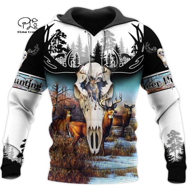 

2020camo deer hunting animal tracksuit newfashion streetwear 3dprint zipper/hoodies/sweatshirts/jacket s-6, Black