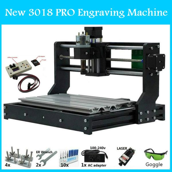 

update cnc 3018 pro laser engraver router machine grbl er11 diy engraving machine for wood pcb pvc mini cnc engraver