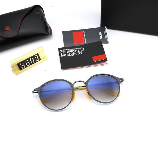 

designer sunglasses new 3602 mens women brand eyeglasses 5 color classic glasses polarized lens fashion driving sunglasses uv-resistant brw, White;black