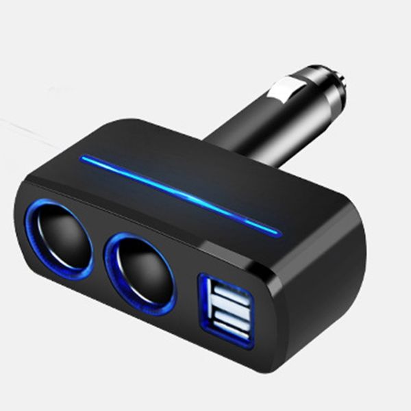 

3.1a dual usb car cigarette lighter adapter sockets car usb charger with led universal auto lighter splitter