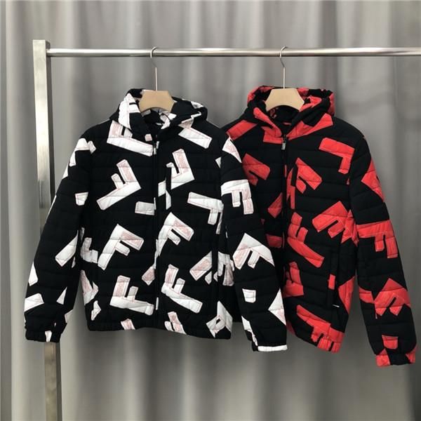 

19fw new luxurious brand design fed down jacket coat sweatshirts fashion full print sweater streetwear outdoor hoodies face coat, Blue;black