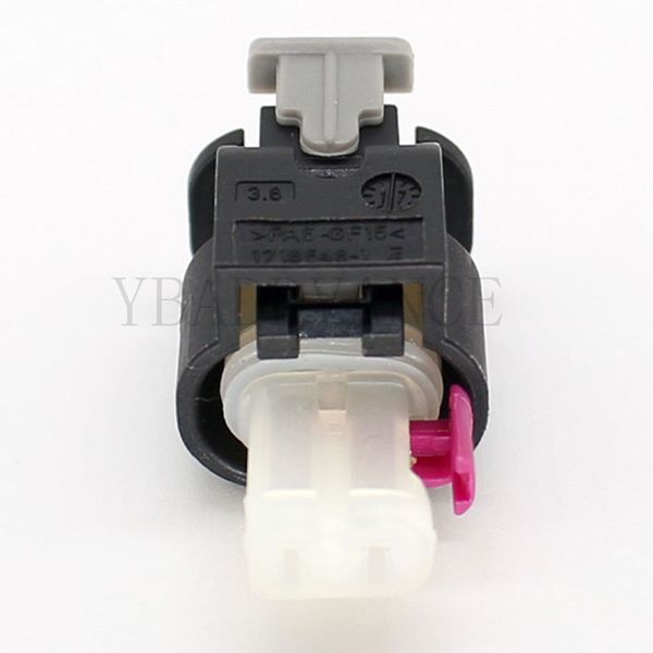

good quality black tyco 2 pin electrical pa66 gf 15 connector 1718648-1 1718647-1