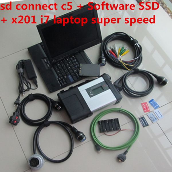 

2019 mb sd connect c5 mb star c5 with xentry 2019.09v ssd star diagnostic tool vediamo/epc/dts with x201t lapi7 8g