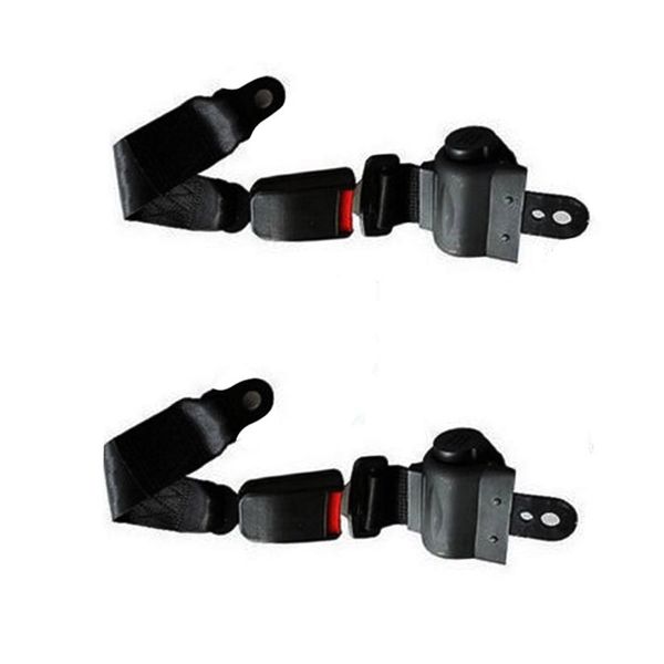 

safety retractable buckle seat belt lap 2 point auto car seatbelt universal for bus truck cars accessories