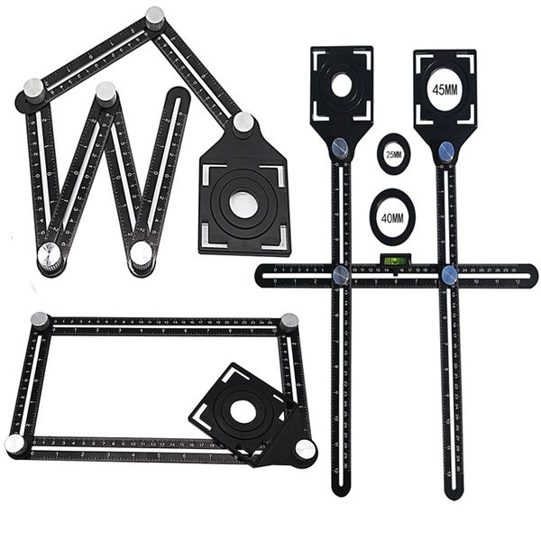 

tile hole locator universal tapper with positioning punched multi-functional high precision tiling useful product six folding ru