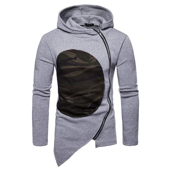 

sportswear men solid casual cotton slim hoodies fashion men drawstring zipper cardigan hooded sweatshirt, Black