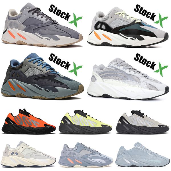 

2020 new arrival kanye 700 mnvn fashion designer running shoes magnet wave runner men women orange phosphor kanye west trainers sneakers