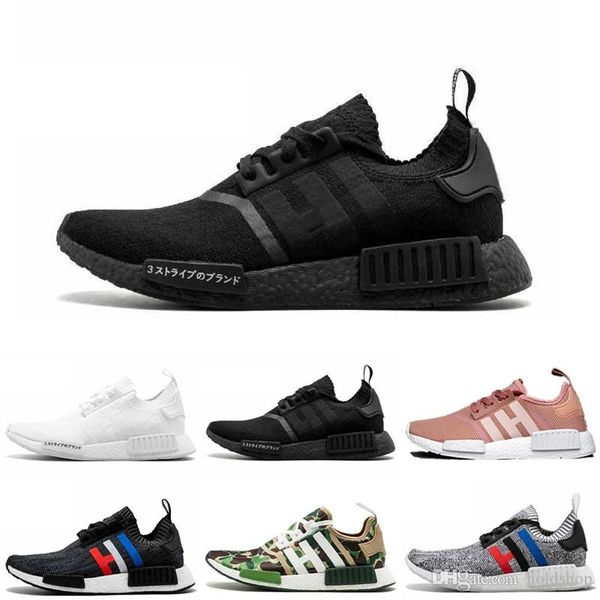 

nmd xr1 pk running shoes primeknit og japan triple black japanboost triple white men women sports athletic trainers designer sneakers, White;red