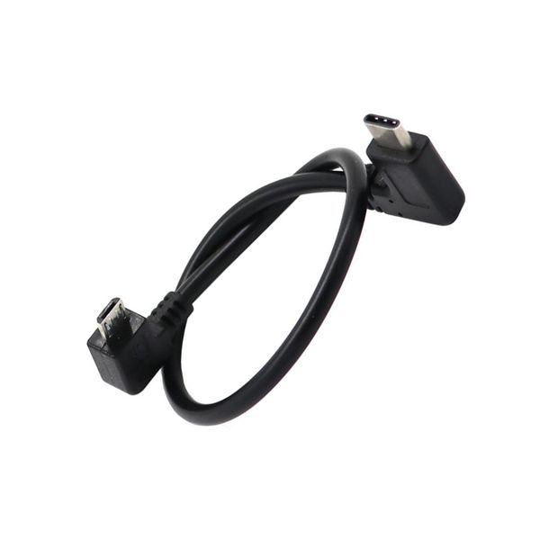 

90° кабель micro-usb type c otg для dji spark mavic pro для android 30 см