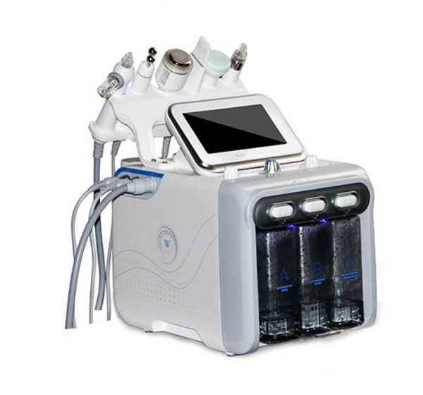 

6in1 hydrogen hydrafacial hydro microdermabra ion dermabra ion machine oxygen kin rejuvenation bio face lift beauty alon equipment