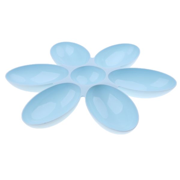 

pet puppy kitten flower-shape bowl interactive food feeder healthy dish