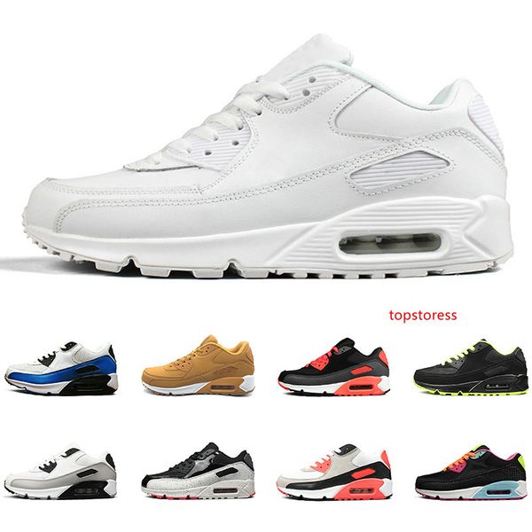 

new arrival 2019 men sneakers running shoes classic triple black red white chaussures trainer soft breathable sport designer sneaker 36-45