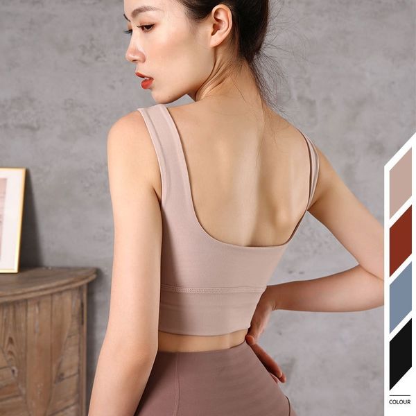 

kezrea women's sports running yoga underwear gathering running fitness shockproof sports bra sport bra push up, White;black