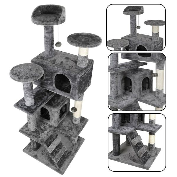 

52" кѬепка cat tree tower activity center бола игѬа дом кондо дл ода