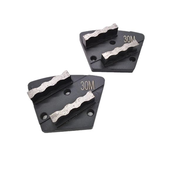 

keller diamond tools new design wave segments diamond grinding block trapezoid concrete grinding pad for rough floor 12pcs