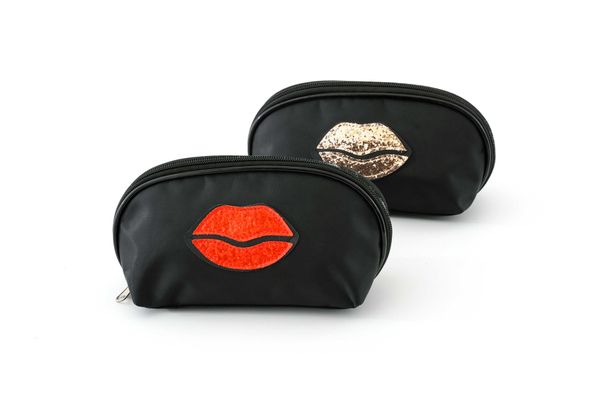 

under nineteen new nylon makeup bags cute lip sticker organizer cosmetics pouchs for travel ladies pouch women cosmetic bag