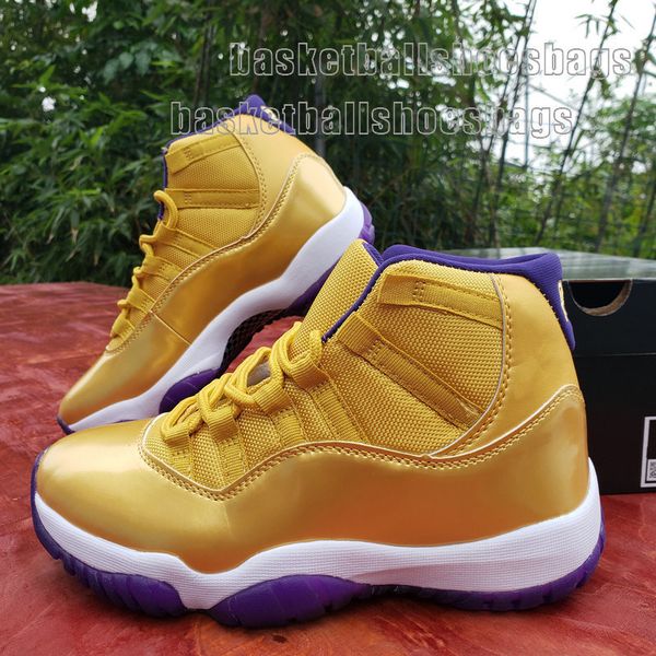 

2020 new 11 xi wmns 11s gold purple mens basketball shoes jumpman 24 sports trainers sneakers des chaussures zapatos 9kxi
