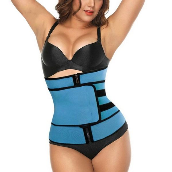 

new body shaper waist trainer belt women postpartum belly slimming underwear modeling strap shapewear tummy fitness corset 3xl, Black;white