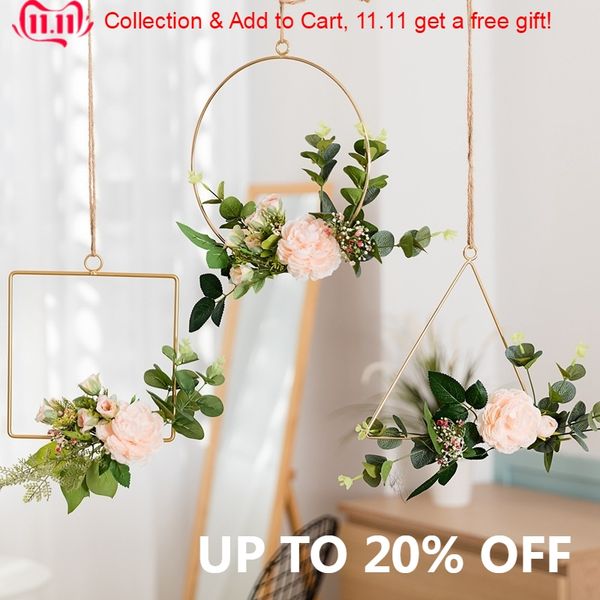 

spring summer rose wreath farmhouse forsythia for floral front door or mantle wedding home decor christmas garland flower arch