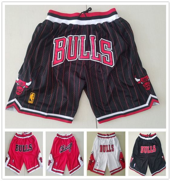 

chicago bulls men mitchell just don ness motion wind basketball shorts stripe network lining split joint chi sports pants