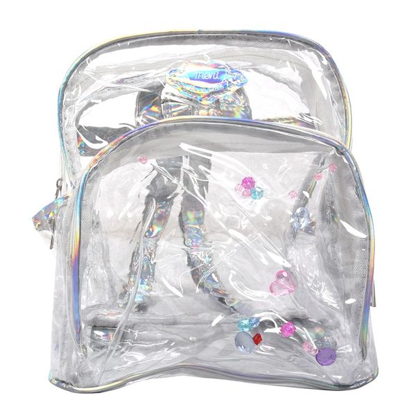 

fashion girl mini прозрачный рюкзак satchel лазера на ремне рюкзака