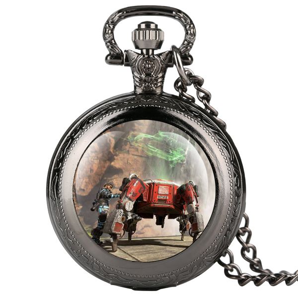 

personal apexa hero pocket watch bronze pocket watches for men fashionable and novel clock gift for watch students, Slivery;golden