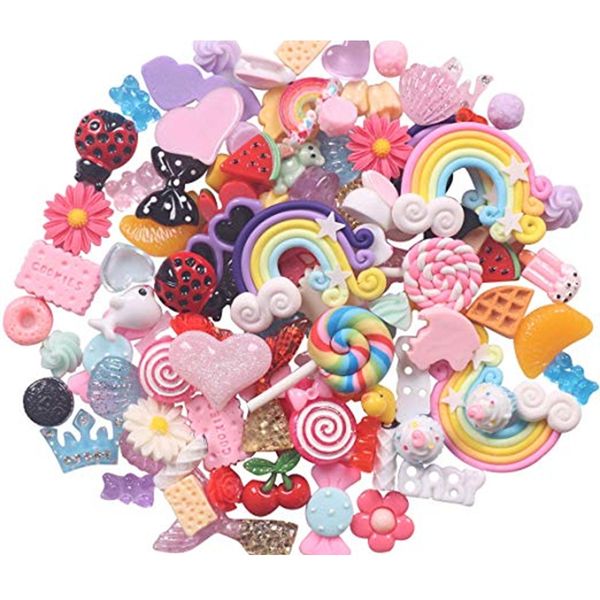 

mixed candy diy hair accessories resin accessories jewelry