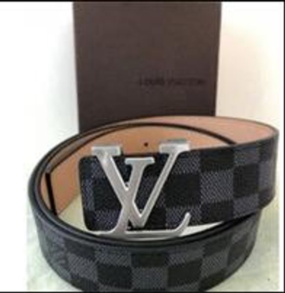 

men belt designer belts women designer belts luxury belt leather business belts pure color big gold buckle belt gift shipping with box, Black;brown
