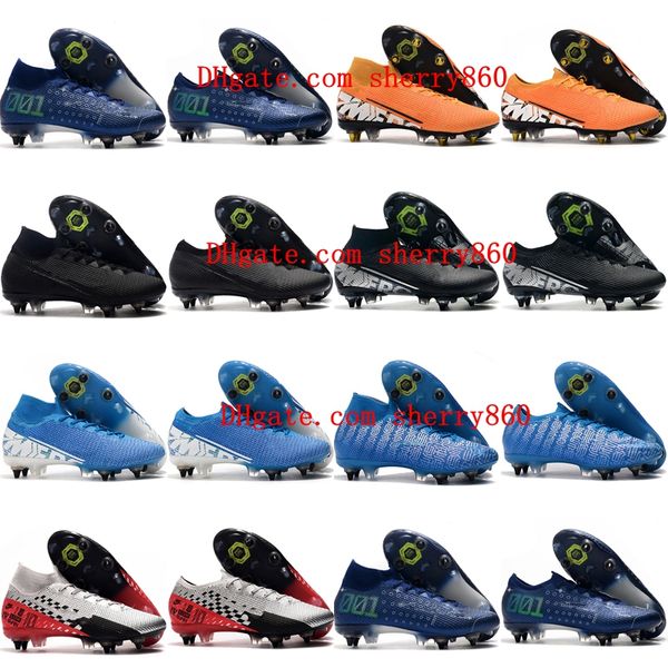 

2019 mens soccer cleats mercurial superfly 7 elite sg-pro ac soccer shoes cr7 mercurial vapors 13 elite sg-pro football boots