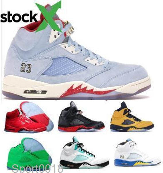 

men 5 5s basketball shoes sneakers island grey suede trophy room michigan wings olympic bred women 2020 new arrival zapatos trainers shoes, Black