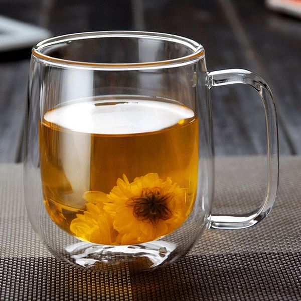 

double wall mug coffee mug heat insulation office mugs double coffee glass cup drinkware milk travel camping mugs drophipping