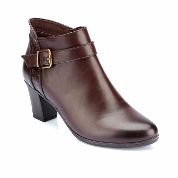 

flo 82.150314.z brown women 's heels boots polaris, Black