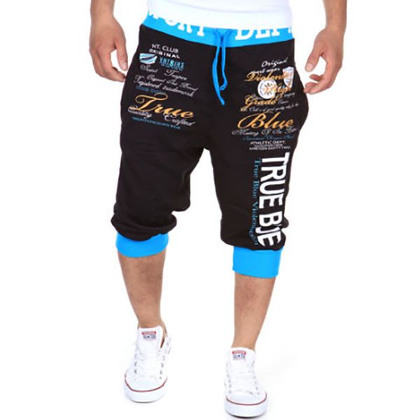 

men's shorts 2021 digital printing fashion casual, White;black