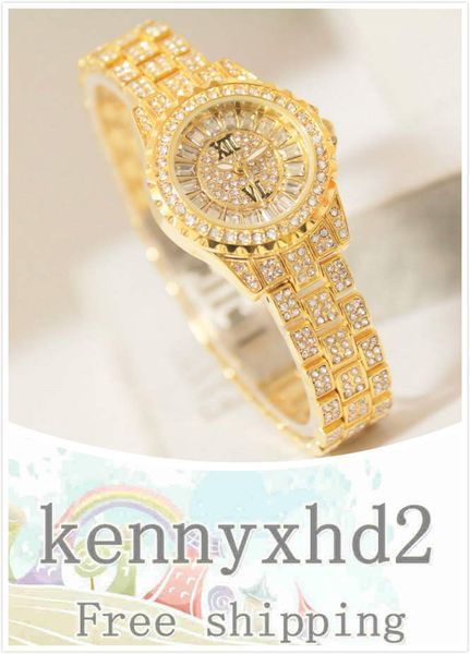 

new fashion temperament trend wild korean chain watch square rhinestone full diamond female watch, Slivery;brown