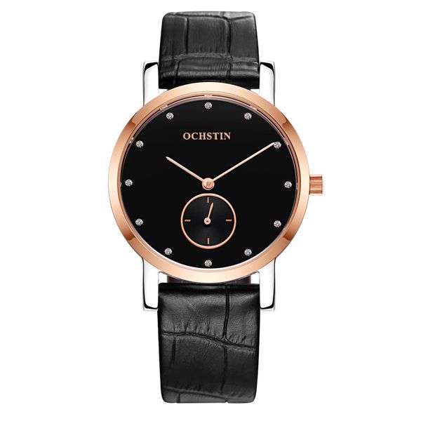 

couple watch pair table simple fashion leather strap men women watches, Slivery;brown